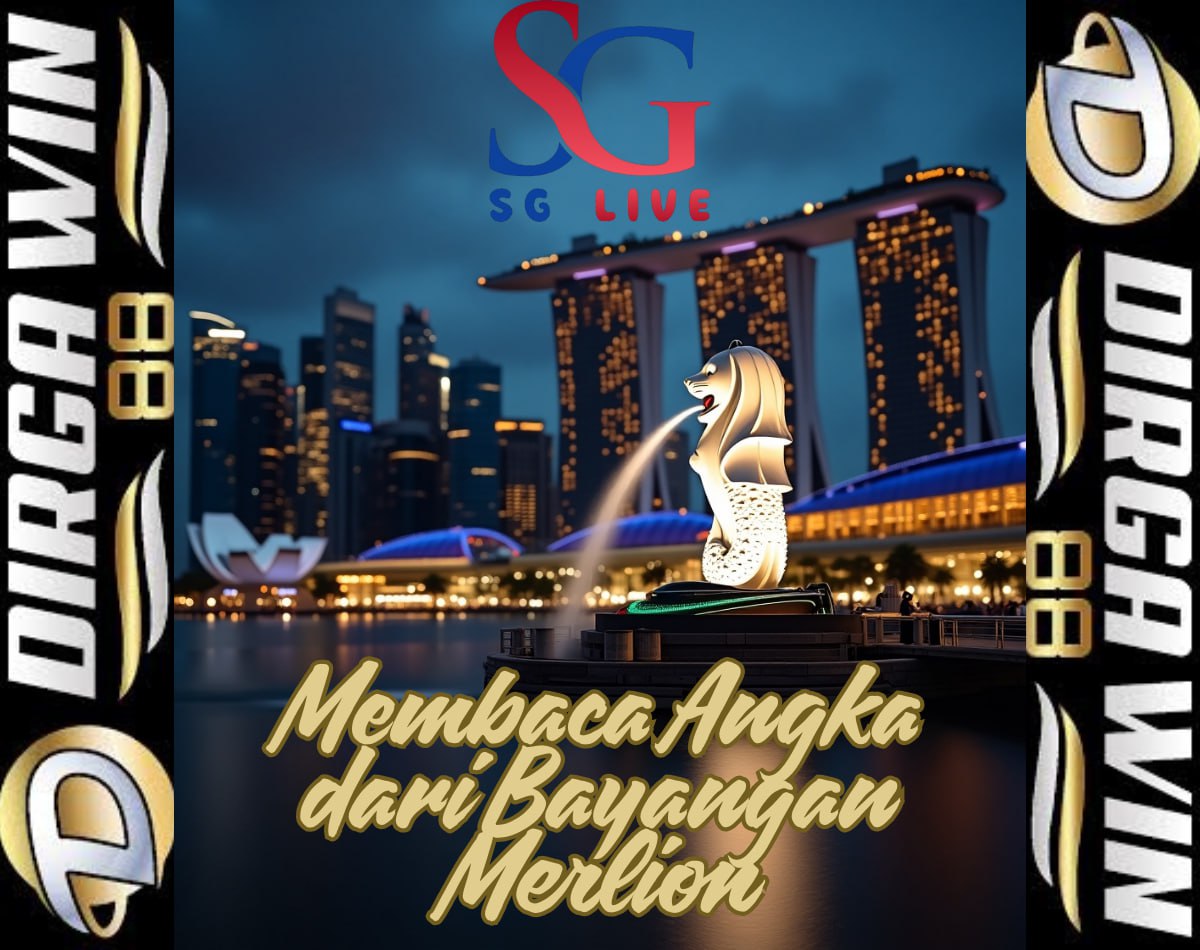 membaca angka dari bayangan merlion